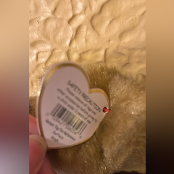 Vintage 1993 TY ‘SALTY’ Beanie Bear Attic Treasures Collection - Picture 6 of 8